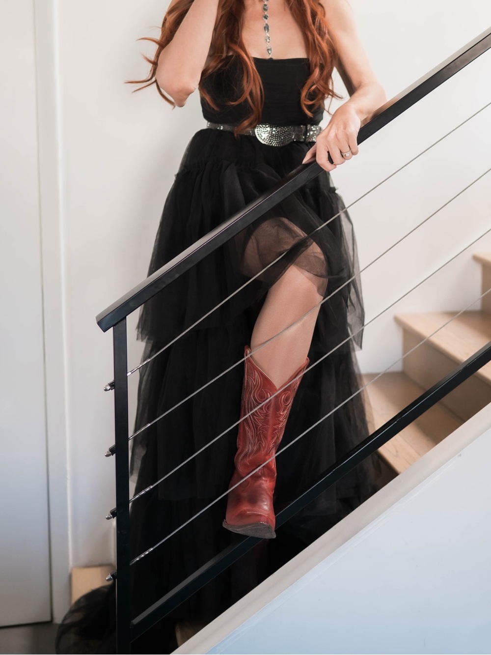 Black Tulle High Low Tulle Dress 🖤🔥